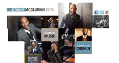 Desktop Screenshot of donniemcclurkin.com
