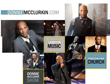 Tablet Screenshot of donniemcclurkin.com
